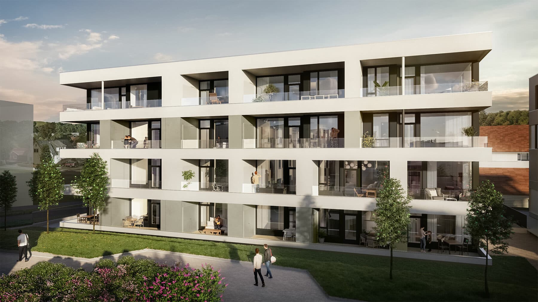 Hafrsby boligblokker med 36 leiligheter — prosjektert av KM Prosjektering