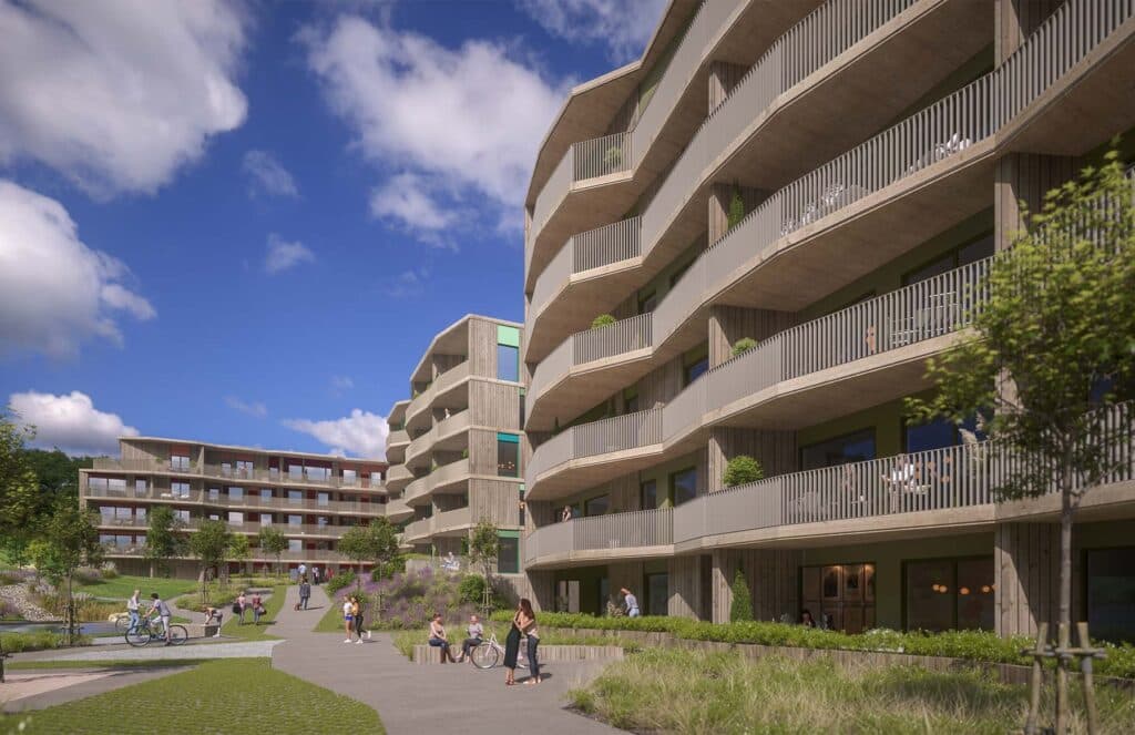 Sjøhagen boligblokker — prosjektert av KM Prosjektering